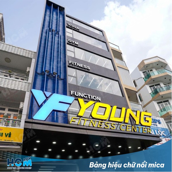 Chuyên thi công Bảng hiệu chữ mica Chuyên thi công Bảng hiệu chữ mica