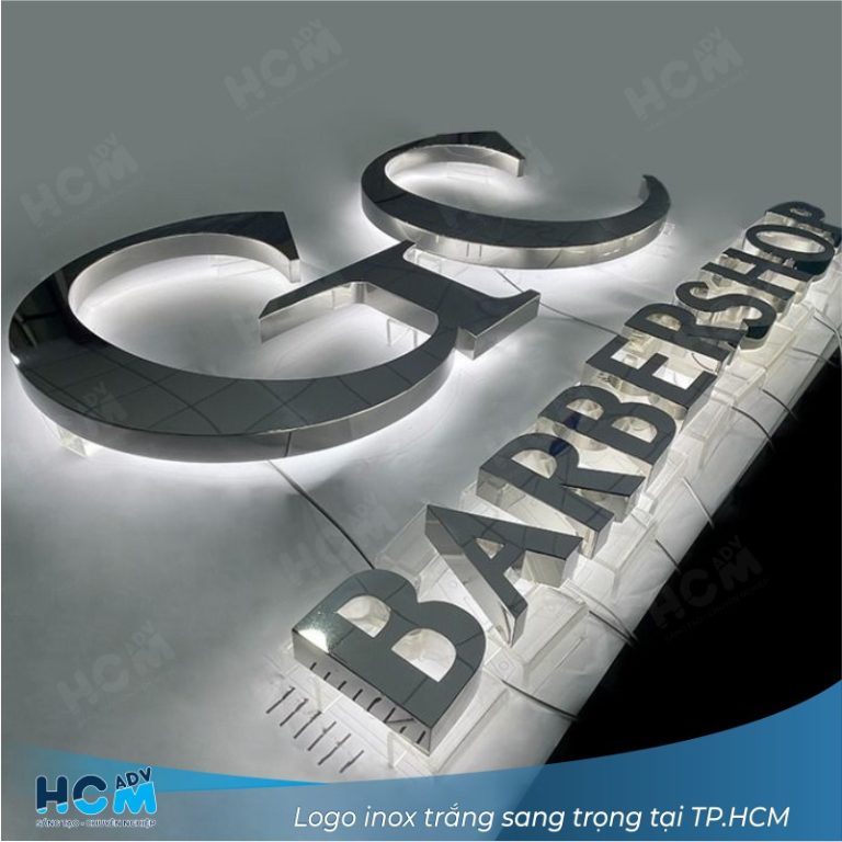 Logo Inox Trắng – Gia Công Logo Sang Trọng, Bền Đẹp Tại HCM
