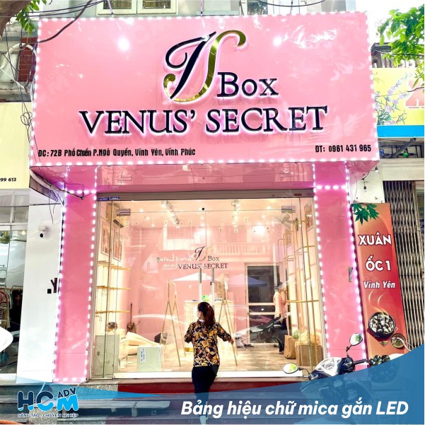 Thi công Bảng hiệu chữ mica giá rẻ tại TP.HCM Thi công Bảng hiệu chữ mica giá rẻ tại TP.HCM