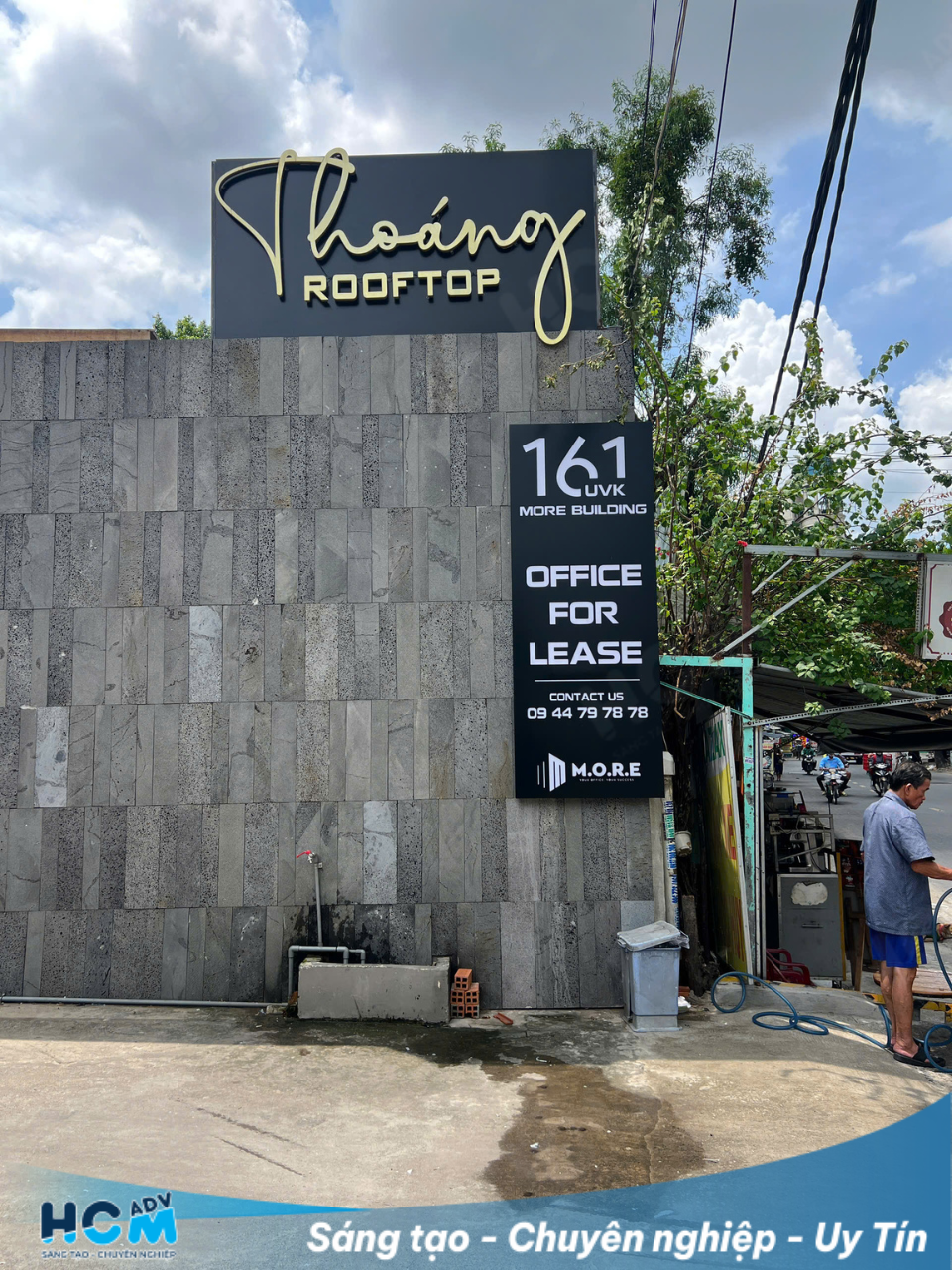 Bảng hiệu doanh nghiệp do HCM ADS thi công