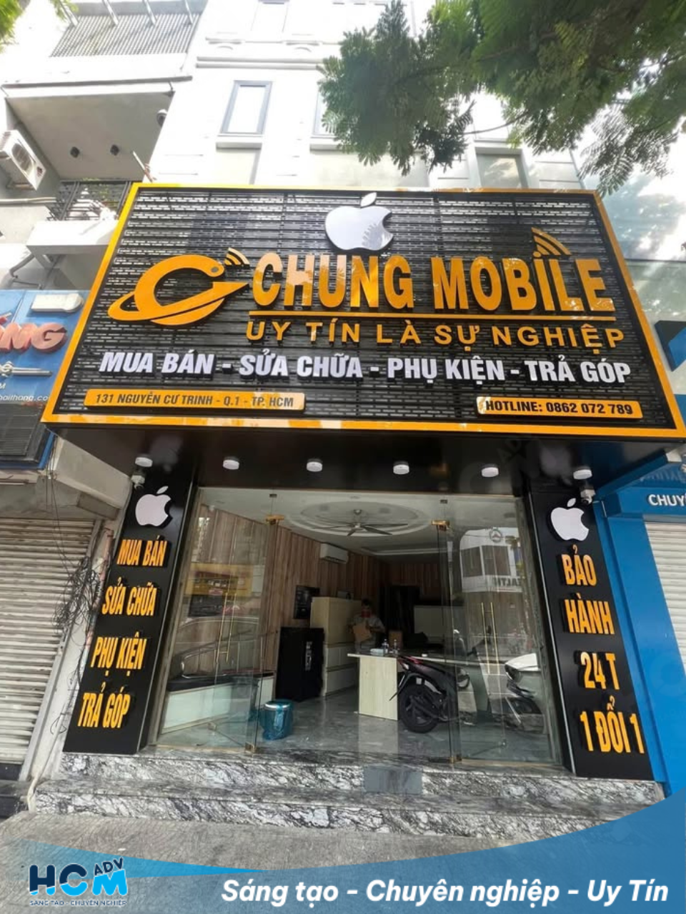 Bảng hiệu quảng cáo do HCM ADV thi công