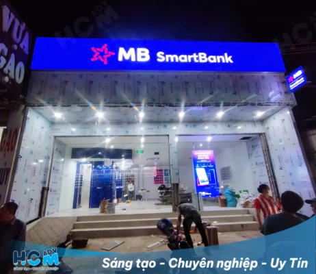 Bảng hiệu Led của MB Smartbank