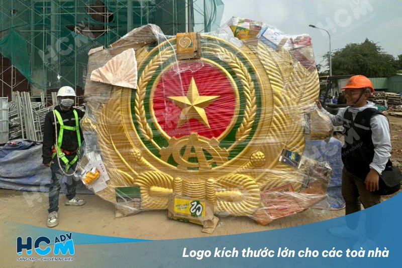 Gia công - Thi công logo kích thước lớn cho các toà nhà tại TP. HCM