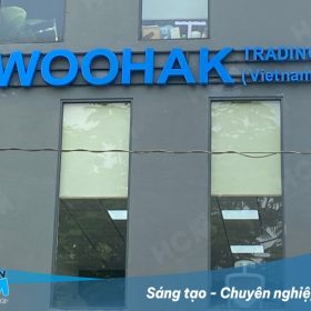 Thiết kế thi công logo toà nhà tại TP. HCM