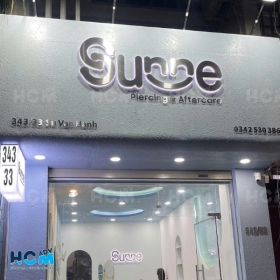 Mẫu bảng hiệu chữ inox đẹp cho showroom