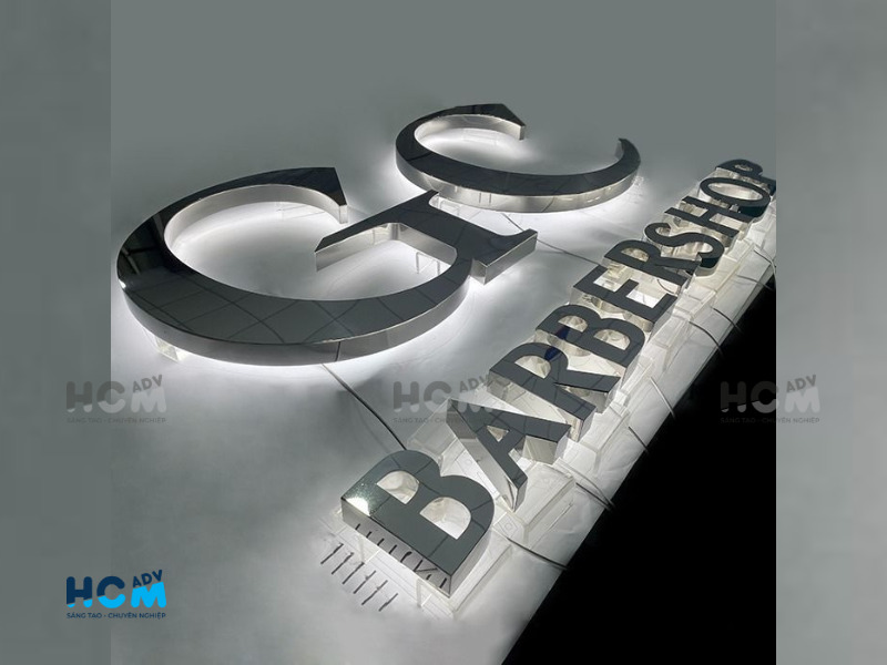 Mẫu gia công logo inox doanh nghiệp sang trọng