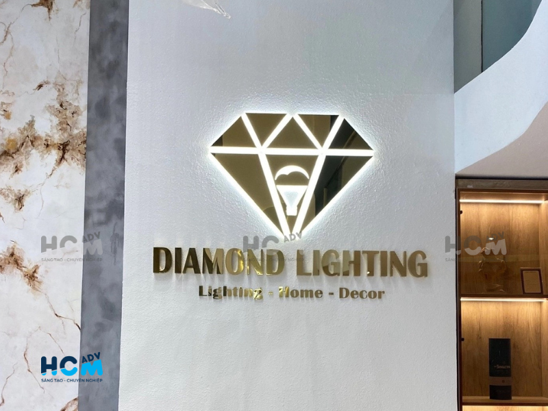 Mẫu bảng hiệu chữ inox đẹp cho showroom