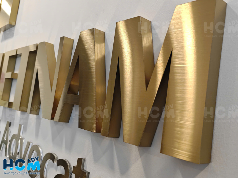 Quảng Cáo HCM - nhận gia công chữ inox tại HCM theo yêu cầu